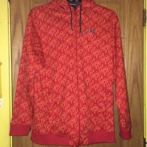 Men’s Under Armour Full Zip Red Hoodie
